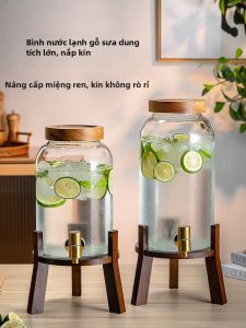 CRISTALGLASS | High-Temperature Resistant Glass Dispenser With Tap