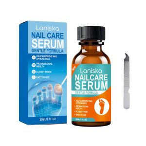 Nail Repair Serum Strengthen Fingernail Damaged Discolored Yellow Thick Toenail Treatment Glossy Finish Nail Essence Health Care