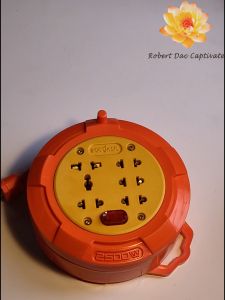 Ổ cắm điện cuốn dây lõi sứ siêu bền cho dân công trình