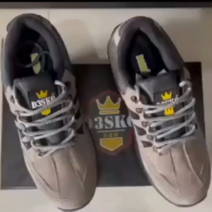 D3SKO G&B - Sepatu Boots Pria D3sko Buldozer Safety Pria Ujung Besi Warna Abu Hitam