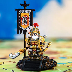 Chinese Traditional Toys Three Kingdoms Story Wu Hu Five Generals Yellow Turban Armor Version Assembly Educational Building Blocks Suitable for Lego