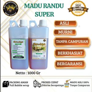 [Raw Honey] Madu AASIYAH Madu RANDU SUPER 1kg 100% Murni Bergaransi