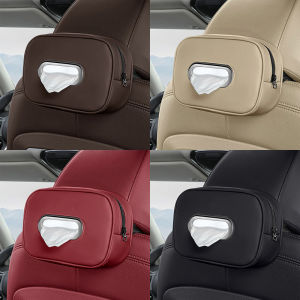 กล่องที่เท้าแขนในรถสำหรับโตโยต้าแคมรี่คอโลร่ารุ่น Vios Hilux Innova Avanza Yaris หลังเบาะที่ใส่กระดาษชำระแขวนได้