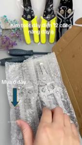 [HCM] Kìm tuốt dây điện đa năng 12 trong 1 Kìm điện đa năng Thép gió HSS -Cozy520