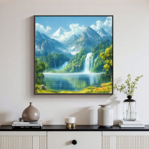Landscape and Wealth Generation Decorative Painting Square