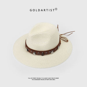GOLD ARTIST | Ethnic Style Panama Straw Hat