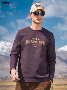 Enjeolon | Smooth Printed Long Sleeve T-Shirt 240G