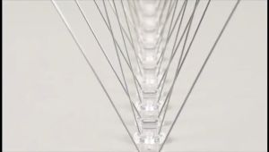 50cm Stainless Steel Bird Spikes Outdoor Anti-Climb Anti Bird Anti Pigeon Spike Harmless Deterrent