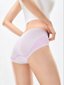 Purcotton | Cotton Breathable Womens Briefs Mid-to-High Waist Tummy Control Buttocks Lifting