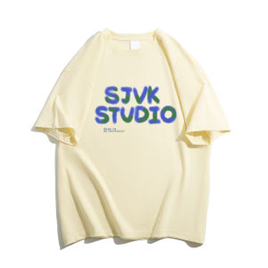 Pure Cotton Stylish Trendy Letter Print Short-Sleeve T-Shirt Womens Summer Loose Small American Half Sleeve Top Clothes