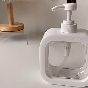 300ML/500ML Clear Plastic Sub-bottling Bottle Liquid Soap Dispenser Hand Sanitizer Shower Gel Shampoo Container