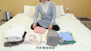Wind Blows Folding Carry Bag Travel bag Foldable Nylon Zipper WaterProof Luggage Bag