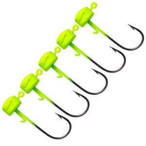 5pcs/lot Weedless Mushroom Jig Head Hook 2.6g-7g Ned Rig Fishing Hooks Offset Worm Hook for Soft Lure Bass Pike Fishing Tackle