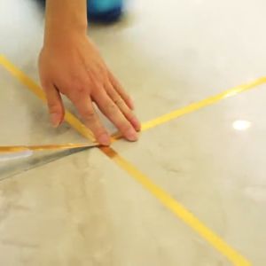 50M Floor Tile Gap Tape Gold Floor Edging Waterproof Seam Wall Stickers - Elegant Sealing Strip Home Decor