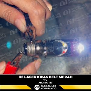 WERACE Lampu Depan H6 Laser Kipas Pendingin Fan 2 Mode Motor 20W 12V