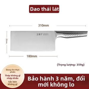 WANGMAZI | Dao Đầu Bếp Đa Năng Inox