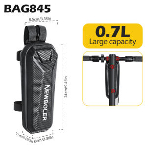 NEWBOLER 0.7L 3L 5L Electric Scooter Bag Accessories Electric Vehicle Bag Waterproof Scooter Front Bag Bike Bag Parts Rainproof