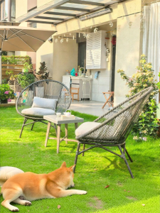 ZIYE | Waterproof Sunscreen Outdoor Balcony Table and Chairs three-piece set