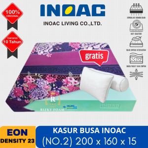 Kasur busa inoac EON DENSITY 23 NO 2 SIZE 160x200x15 cm garansi 10 tahun