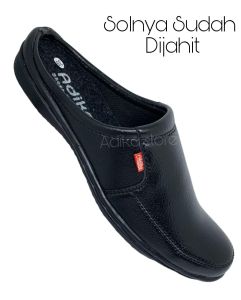 Sepatu Selop Putih Pria Terbaru  - Bahan Premium - Adika Store 1