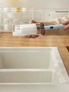 Soft Sponge Bottle Brush Glass Bottle Kitchen Cleaning Tools with Long Handle Baby Bottle Coffee Tea Cup Cleaning Brush