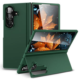 2026 Shockproof Matte Hard PC Cases for Samsung Galaxy Z Fold 8 Ultra 7 6 5 4 3 Skin Feel Folding Bracket Stand Protector Cover