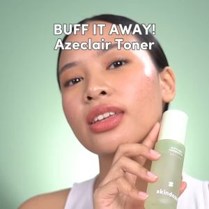 SKINDOZE Buff It Away Azeclair Toner | Toner Eksfoliasi | Perawatan Kecantikan | Glowing | Skin Barrier Sarang Burung Walet | Birds Nest Skincare | Anti Aging | Dark Spot | Flek Hitam | Pencerah Wajah | Kulit Berminyak | Kulit Jerawat | Sel Kulit Mati