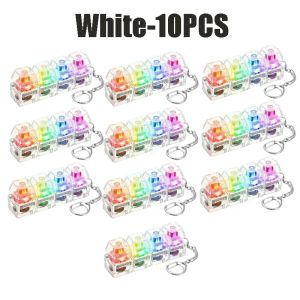 Car Keychain Keyboard Fidget Keychain Keyboard Decompression Button Finger Clicker Toys Button Stress Relief Amagi