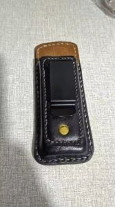 Universal Premium Leather Magazine Holster - Durable IWB/OWB Pouch for Secure Concealed Carry