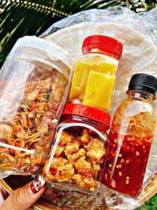 Set bánh tráng bơ béo tóp mỡ