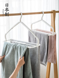 Japan Import For Home Retractable Drying Towel Hanger Bath Towel Windproof Clothes Rack Drying Sheets Clothes Support Pant Rack