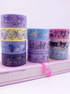 Simple Practical Large Ear Dog Pattern Washi Tape Japanese Paper Tape for Bullet Journals And Business Use Colorful Whole Roll