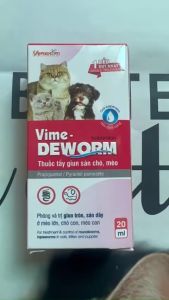 Vime-deworm - Siro tẩy giun cho cho chó mèo dễ sử dụng
