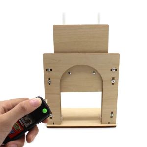 DIY Self Made House Garage Model Electric Door Kit Technology Invention Puzzle Handmade Indoor And Outdoor Childrens Toys Toys