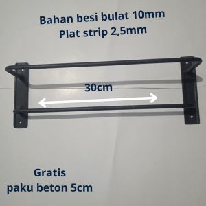 GANTUNGAN HANDUK/GANTUNGAN BAJU TEMPEL DINDING