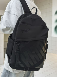 Durable Backpack for Junior And Middle School Boys Reduces Burden Large Capacity Nylon Material Soft Shoulder Straps School Use