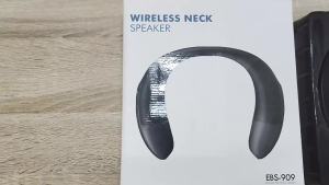 Rockmia EBS-909 Loa Đeo Cổ Không Dây Có Thể Đeo Được Hình Chữ U Hộp Nhạc HIFI Di Động Âm Thanh Nổi Thực Sự Bass Bluetooth 5.0 Hỗ Trợ USB