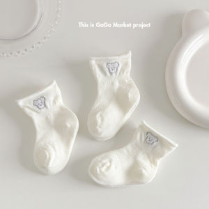 ถุงเท้าเด็กแรกเกิดแบบไร้ตะเข็บ ระบายอากาศได้ดี ผ้าตาข่ายบาง ไม่ทับถมขา ถุงเท้าในท้อง สำหรับเด็กอายุ 0-3 เดือน