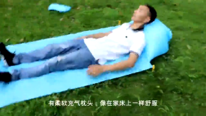 SOKANO 210T Picnic Mat with Inflatable Pillow(Single/Double/4 Pax)Outdoor Beach Camping Barbecue Inflatable Pillow Portable Oxford Cloth Waterproof