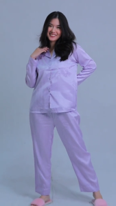 YESAMALIKA ALANA PAJAMAS | PIYAMA Wanita Bahan Silk Polyester | Size Reguler Kain Soft dan Sleek