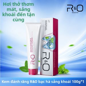 R&O | Kem Đánh Răng Kháng Khuẩn Làm Mát Hơi Thở với Hương bạc hà Đặc Biệt