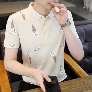 Áo Thun Polo Cotton Nguyên Chất Tay Ngắn Mùa Hè in Họa Tiết Nhẹ Mỏng Thời Trang Công Sở Thường Ngày Bằng Cotton Lụa