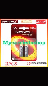 NANFU Original 1.5V AA Alkaline Batteries Superior Battery LR6/1.5Volt 10 Years Shelf Life For Toys Clock Key Smart Lock