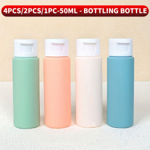 50ml mini PET bottle portable travel toiletries container 4/2/1 reusable cream gel liquid cosmetics tank