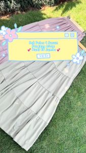 Haseena Rok Polos Susun Alifha Women Skirt Ala Korea Bawahan Panjang Muslim Standart Jumbo