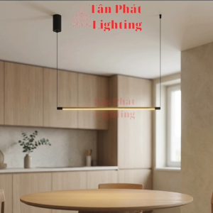 Đèn thả trần bàn ăn ngang 106Cm trang trí phòng làm việc quán cafe 12W 220V THD145 Tân Phát
