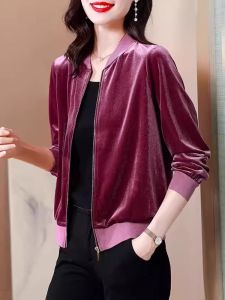 DAIXIANGFEIZI | Velvet Short Jacket For Women Small Sizes Casual Fashionable Outerwear