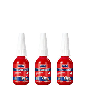 LOOLIFL | Loolifl Thread Locking Agent Red High-Strength: Compared to Blue Medium-Strength Anaerobic Screw Sealant Anti-Vibration and Anti-Loosening Bolt Adhesive Anti-Rust Corrosion and Wear Compensation Heat-Resistant Thread Locking Adhesive Sui...
