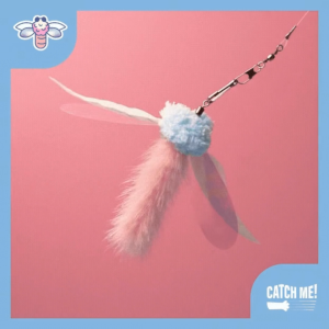 Catch Me ของเล่นแมวคลั่ง! จากไต้หวัน ไม้ตกแมว ไม้ตกแมวขนไก่ Cat Toy