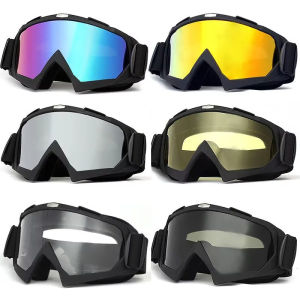Skiing Goggles Windproof Cycling Motorcycle Goggles Winter Anti-Fog Snowboard Ski Glasses Ski Mask Tactical Goggle Sunglasses